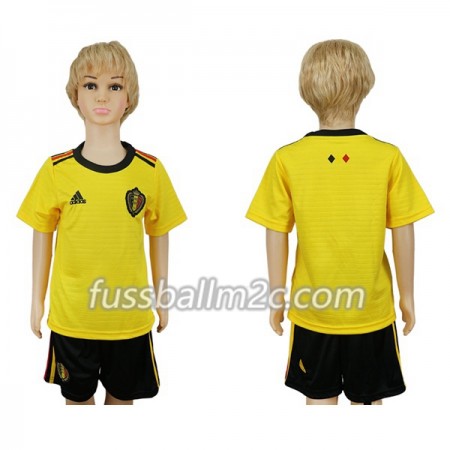 Fußballtrikots Belgien Kinder Auswärts Trikotsatz WM 2018